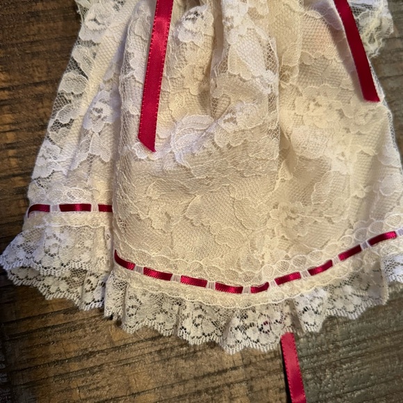 Vintage Christmas Teddy Bears Victorian Angel Bear and Hallmark Holly Bear - Picture 4 of 7